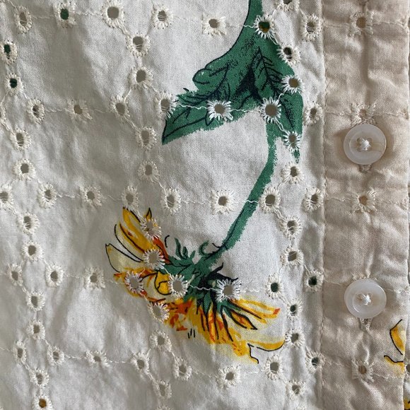 Madewell Islet Floral Button Down Shirt - Picture 4 of 5